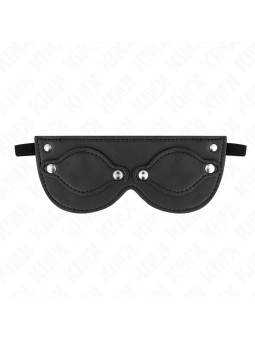 MÁSCARA BDSM POLIPIEL CON CUBIERTAS DESMONTABLES KINK DE LA MARCA KINK MASKED ALLURE