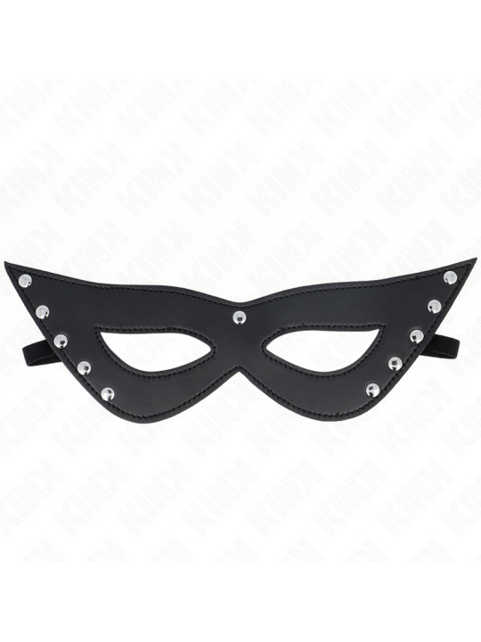 MÁSCARA BDSM CON REMACHES KINK - 28 CM DE LA MARCA KINK MASKED ALLURE