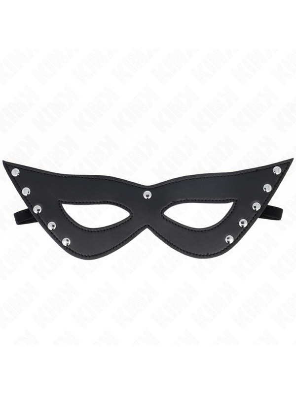 MÁSCARA BDSM CON REMACHES KINK - 28 CM DE LA MARCA KINK MASKED ALLURE