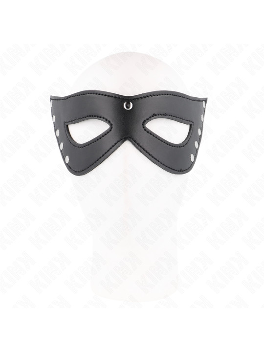 MÁSCARA BDSM CON REMACHES KINK - 28 CM DE LA MARCA KINK MASKED ALLURE