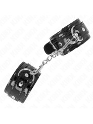 MUÑEQUERAS DE NEOPRENO BRILLANTE KINK AJUSTABLES BDSM DE LA MARCA KINK WRIST RESTRAINT