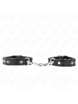 MUÑEQUERAS BDSM AJUSTABLES CON TACHUELAS KINK NEGRO DE LA MARCA KINK WRIST RESTRAINT