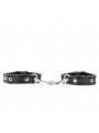 MUÑEQUERAS BDSM AJUSTABLES CON TACHUELAS KINK NEGRO DE LA MARCA KINK WRIST RESTRAINT
