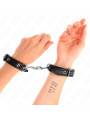 MUÑEQUERAS BDSM AJUSTABLES CON TACHUELAS KINK NEGRO DE LA MARCA KINK WRIST RESTRAINT