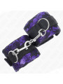 MUÑEQUERAS KINK ENCAJE TERCIOPELO NYLON VIOLETA/NEGRO DE LA MARCA KINK WRIST RESTRAINT