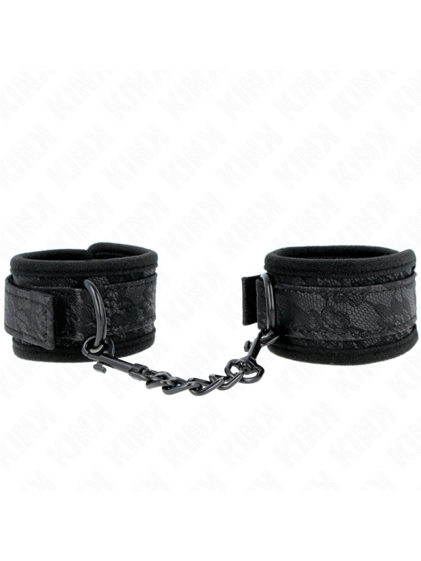 MUÑEQUERAS BDSM ENCAJE Y NEOPRENO AJUSTABLES KINK DE LA MARCA KINK WRIST RESTRAINT