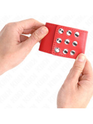 MUÑEQUERAS BDSM KINK AJUSTABLES ROJO 19-24 CM DE LA MARCA KINK WRIST RESTRAINT