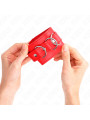 MUÑEQUERAS BDSM CON ANILLAS AJUSTABLES KINK - ROJO DE LA MARCA KINK WRIST RESTRAINT