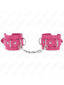MUÑEQUERAS BDSM CON ANILLAS AJUSTABLES KINK ROSA DE LA MARCA KINK WRIST RESTRAINT