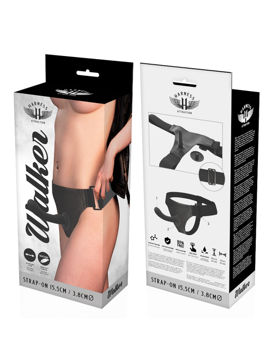 ARNÉS CON PENE REALÍSTICO PARA ESTIMULACIÓN G-SPOT DE LA MARCA HARNESS ATTRACTION