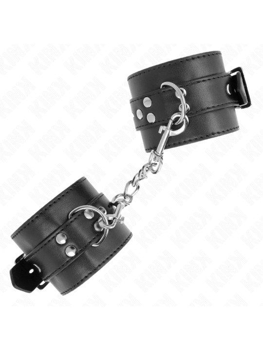 MUÑEQUERAS BDSM NEGRAS AJUSTABLES KINK - 17-28 CM DE LA MARCA KINK WRIST RESTRAINT