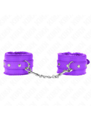 MUÑEQUERAS BDSM VIOLETA AJUSTABLES KINK PREMIUM DE LA MARCA KINK WRIST RESTRAINT