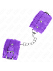 MUÑEQUERAS BDSM VIOLETA AJUSTABLES KINK PREMIUM DE LA MARCA KINK WRIST RESTRAINT