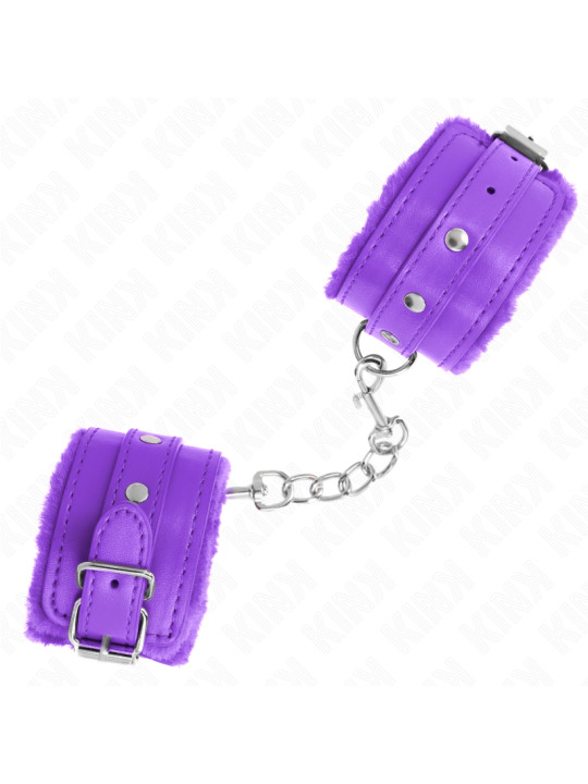 MUÑEQUERAS BDSM VIOLETA AJUSTABLES KINK PREMIUM DE LA MARCA KINK WRIST RESTRAINT