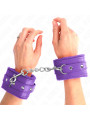 MUÑEQUERAS BDSM VIOLETA AJUSTABLES KINK PREMIUM DE LA MARCA KINK WRIST RESTRAINT