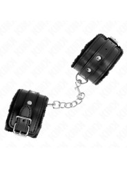 MUÑEQUERAS BDSM NEGRAS AJUSTABLES KINK PREMIUM DE LA MARCA KINK WRIST RESTRAINT