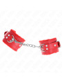 MUÑEQUERAS BDSM ROJO AJUSTABLES KINK 20-29 CM DE LA MARCA KINK WRIST RESTRAINT