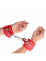 MUÑEQUERAS BDSM ROJO AJUSTABLES KINK 20-29 CM DE LA MARCA KINK WRIST RESTRAINT