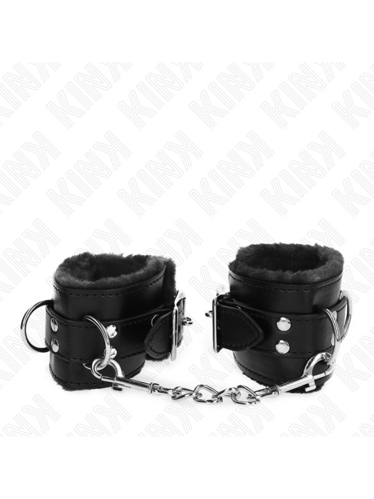 MUÑEQUERAS BDSM NEGRO AJUSTABLES KINK 20-29 CM DE LA MARCA KINK WRIST RESTRAINT