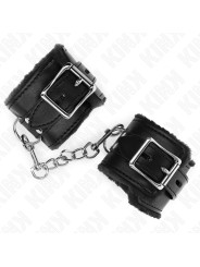 MUÑEQUERAS BDSM NEGRO AJUSTABLES KINK 20-29 CM DE LA MARCA KINK WRIST RESTRAINT