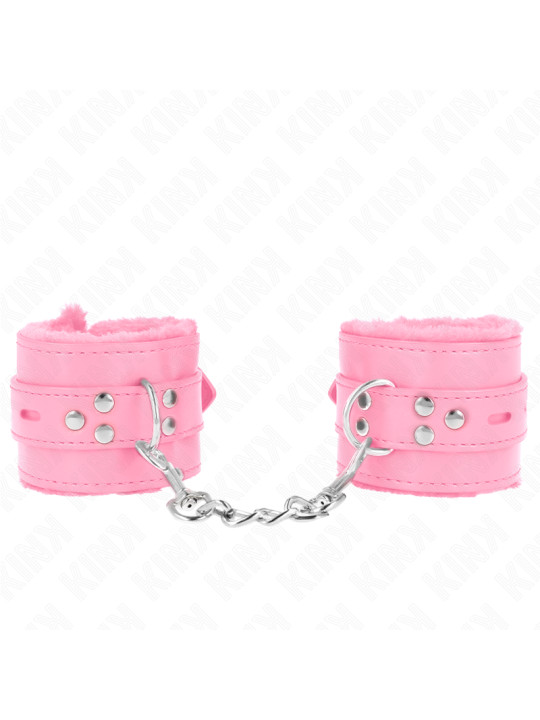 MUÑEQUERAS BDSM ROSA CON CORREA AJUSTABLE KINK DE LA MARCA KINK WRIST RESTRAINT