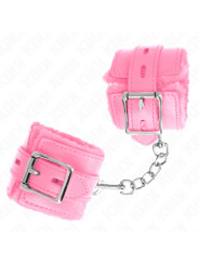 MUÑEQUERAS BDSM ROSA CON CORREA AJUSTABLE KINK DE LA MARCA KINK WRIST RESTRAINT