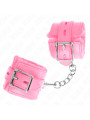 MUÑEQUERAS BDSM ROSA CON CORREA AJUSTABLE KINK DE LA MARCA KINK WRIST RESTRAINT