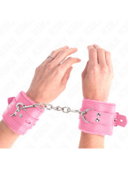 MUÑEQUERAS BDSM ROSA CON CORREA AJUSTABLE KINK DE LA MARCA KINK WRIST RESTRAINT