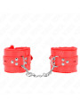 MUÑEQUERAS BDSM KINK ROJO CON CORREA AJUSTABLE DE LA MARCA KINK WRIST RESTRAINT
