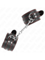 MUÑEQUERAS BDSM NEGRO Y ROJO AJUSTABLES KINK DE LA MARCA KINK WRIST RESTRAINT