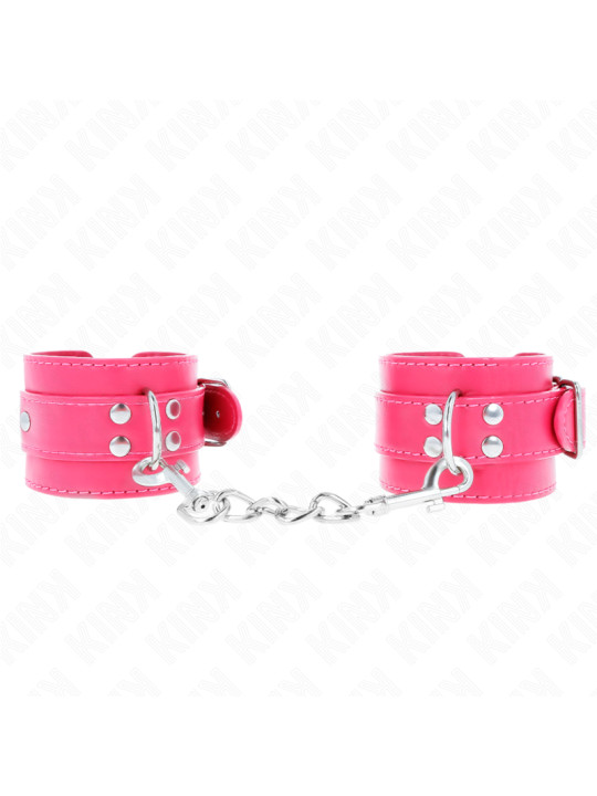 MUÑEQUERAS BDSM AJUSTABLES KINK - FUCSIA DE LA MARCA KINK WRIST RESTRAINT