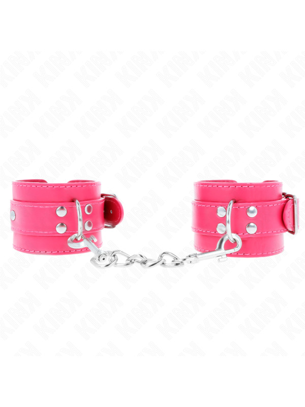MUÑEQUERAS BDSM AJUSTABLES KINK - FUCSIA DE LA MARCA KINK WRIST RESTRAINT