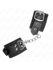MUÑEQUERAS BDSM NEGRAS CON CORREA AJUSTABLE KINK DE LA MARCA KINK WRIST RESTRAINT