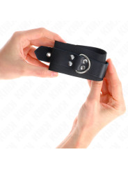 MUÑEQUERAS BDSM NEGRAS CON CORREA AJUSTABLE KINK DE LA MARCA KINK WRIST RESTRAINT