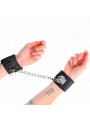 MUÑEQUERAS BDSM CON CADENA Y CIERRE CANDADO AJUSTABLE KINK DE LA MARCA KINK WRIST RESTRAINT