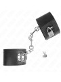 MUÑEQUERAS BDSM NEGRAS CON CIERRE CANDADO AJUSTABLE KINK DE LA MARCA KINK WRIST RESTRAINT
