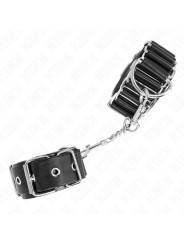 MUÑEQUERAS BDSM AJUSTABLES KINK NEGRO 16-22 CM DE LA MARCA KINK WRIST RESTRAINT