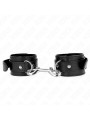 MUÑEQUERAS BDSM CON REMACHES NEGRAS AJUSTABLES KINK DE LA MARCA KINK WRIST RESTRAINT