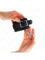 MUÑEQUERAS BDSM CON REMACHES NEGRAS AJUSTABLES KINK DE LA MARCA KINK WRIST RESTRAINT