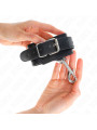 MUÑEQUERAS BDSM CON REMACHES Y HEBILLA AJUSTABLE NEGRO DE LA MARCA KINK WRIST RESTRAINT