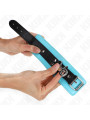 MUÑEQUERAS BDSM AJUSTABLES KINK NEGRO/AZUL PREMIUM DE LA MARCA KINK WRIST RESTRAINT