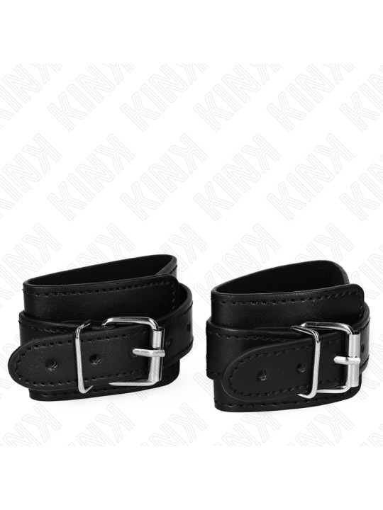 MUÑEQUERAS BDSM NEGRAS CON CERRADURA AJUSTABLE KINK DE LA MARCA KINK WRIST RESTRAINT