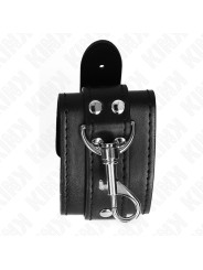 MUÑEQUERAS BDSM NEGRAS CON CERRADURA AJUSTABLE KINK DE LA MARCA KINK WRIST RESTRAINT