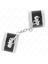 MUÑEQUERAS BDSM NEGRO CON ENCAJE AJUSTABLE KINK DE LA MARCA KINK WRIST RESTRAINT