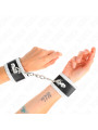 MUÑEQUERAS BDSM NEGRO CON ENCAJE AJUSTABLE KINK DE LA MARCA KINK WRIST RESTRAINT