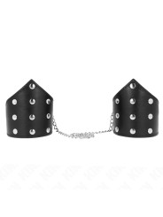 MUÑEQUERAS BDSM NEGRAS CON CADENA AJUSTABLE KINK DE LA MARCA KINK WRIST RESTRAINT
