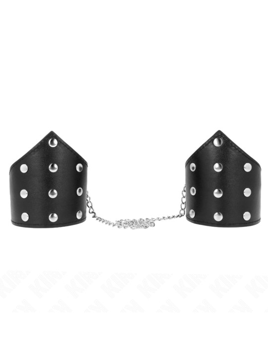 MUÑEQUERAS BDSM NEGRAS CON CADENA AJUSTABLE KINK DE LA MARCA KINK WRIST RESTRAINT