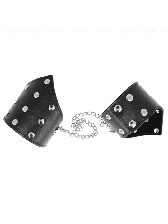 MUÑEQUERAS BDSM NEGRAS CON CADENA AJUSTABLE KINK DE LA MARCA KINK WRIST RESTRAINT