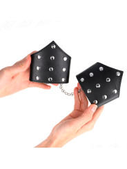 MUÑEQUERAS BDSM NEGRAS CON CADENA AJUSTABLE KINK DE LA MARCA KINK WRIST RESTRAINT