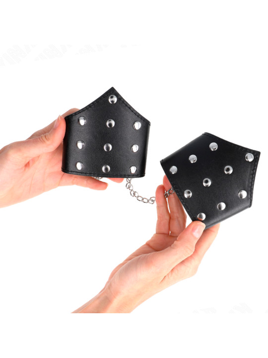 MUÑEQUERAS BDSM NEGRAS CON CADENA AJUSTABLE KINK DE LA MARCA KINK WRIST RESTRAINT